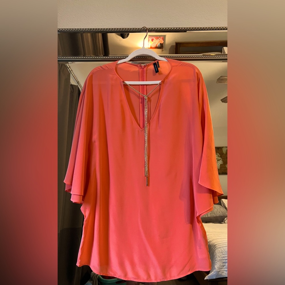 Guess Marciano Tunic Dress worn maybe one time like new! Size XS Coral color